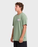 Walled Premium Short Sleeve Knit T-Shirt - Hedge Green - Image 4