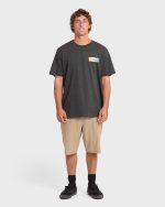 Walled Premium Short Sleeve Knit T-Shirt - Raven - Image 3