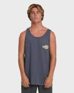 Walled Premium Tank Top - Graystone