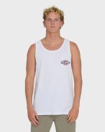 Walled Premium Tank Top - White