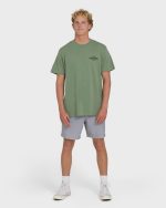 A/Div Arch Premium Short Sleeve Knit T-Shirt - Hedge Green - Image 4
