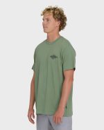 A/Div Arch Premium Short Sleeve Knit T-Shirt - Hedge Green - Image 3