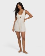 Golden Sun Romper - White Cap - Image 4