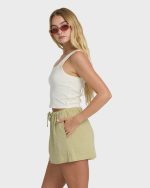 Wanderer Woven Shorts - Cactus - Image 5