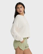 Road Trippin Elastic Waist Shorts - Avocado - Image 5