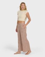 Wanderer Bitty Check Pants - Sugar Almond - Image 3