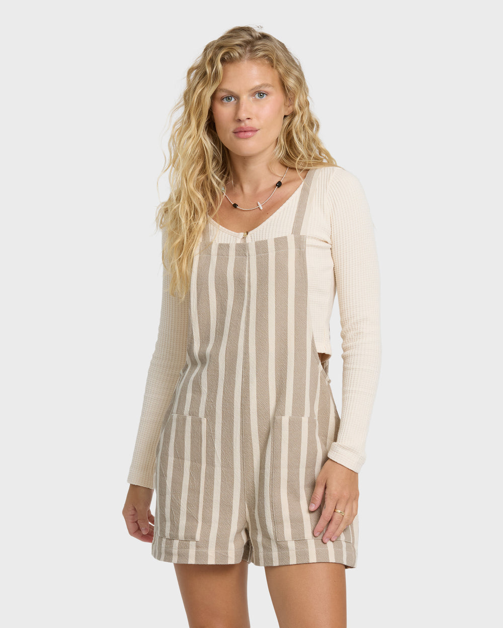 BL000170_CBST_OM-F.jpg Beach Crush Yarn-Dyed Overalls - Cobblestone - Image 1