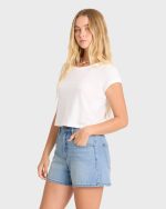 Shifter Denim Shorts - Light Wash - Image 3