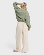 Follow Me Elastic Waist Pants - Dove - Image 2