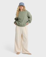 Follow Me Elastic Waist Pants - Dove - Image 3