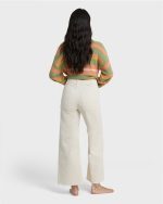 Free Fall High-Waist Twill Pants - Sea Salt - Image 2