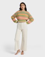 Free Fall High-Waist Twill Pants - Sea Salt - Image 4