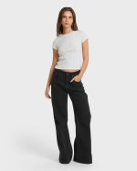 Free Fall Flare Jeans - Black - Image 3