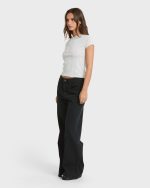 Free Fall Flare Jeans - Black - Image 4