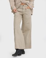 Rival Wide Leg Pants - Cobblestone - Image 5