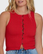 Kelsey Tank Top - Fiesta Red - Image 5