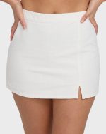 Wave Washed Mini Skirt - Salt Crystal - Image 5