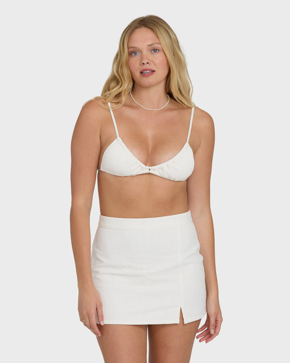 BL000203W_SCS1_OM-F.jpg Wave Washed Mini Skirt - Salt Crystal - Image 1