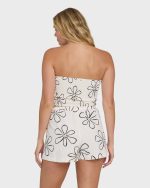 Wanderer Good Life Print Woven Shorts - White Cap - Image 2