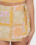 Your Crush Printed Mini Skort - Sweet Lilac - Image 3