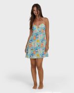 Last Sunset Mini Dress - Dream Blue - Image 4