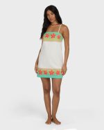 Sun Rays Mini Dress - Salt Crystal - Image 4