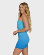Tides Mini Knit Dress - True Blue - Image 3