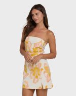 Floral Trippin Mini Dress - Salt Crystal - Image 3