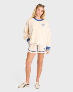 Back To It Fleece Shorts - White Cap - Image 4