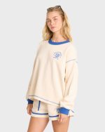Back To It Fleece Shorts - White Cap - Image 3