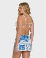 Sea Glow Mini Skirt - True Blue - Image 2
