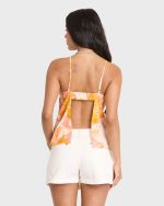 Floral Trippin Tank Top - Salt Crystal - Image 2