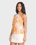 Floral Trippin Tank Top - Salt Crystal - Image 3
