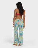 Palm Grove Elastic Waist Pants - Dream Blue - Image 2