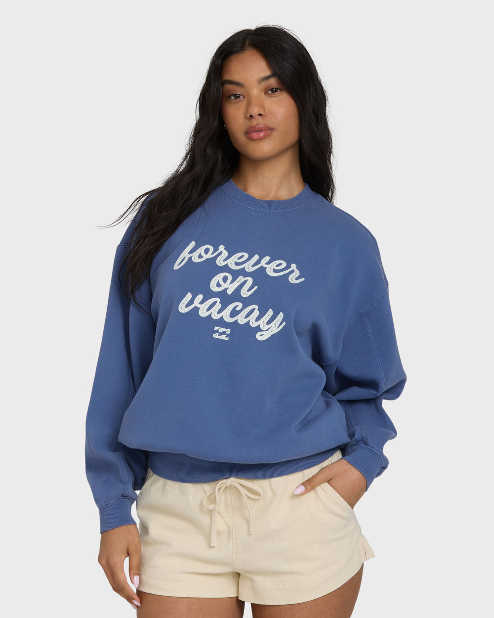 BL000260W_DBU1_OM-F.jpg Treasure Cay Crewneck Sweatshirt - Dutch Blue - Image 1