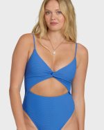 Tanlines Mika One-Piece Swimsuit - True Blue - Image 5