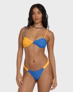 Tanlines Twist Bandeau Bikini Top - True Blue - Image 6