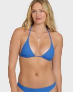 Tanlines Multi Triangle Bikini Top - True Blue - Image 5