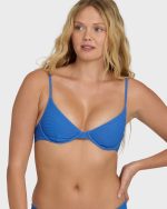 Tanlines Demi Underwire Bikini Top - True Blue - Image 5
