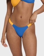 Tanlines Sunni Scrunch Bikini Bottoms - True Blue - Image 5
