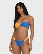 Tanlines Sunni Scrunch Bikini Bottoms - True Blue - Image 2