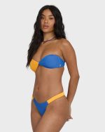 Tanlines Sunni Scrunch Bikini Bottoms - True Blue - Image 3