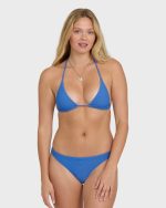 Tanlines Tanga Bikini Bottoms - True Blue - Image 2