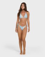 Picnic Multi Triangle Bikini Top - Dream Blue - Image 4