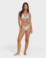 Picnic Tie-Side Tanga Bikini Bottoms - Dream Blue - Image 4