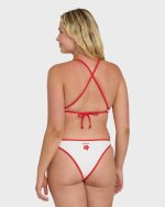 Picnic V Cross-Back Bralette Bikini Top - Salt Crystal - Image 7