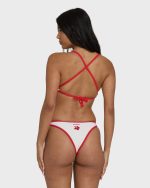 Picnic V Cross-Back Bralette Bikini Top - Salt Crystal - Image 2
