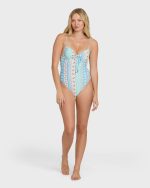 Picnic Ella Hawaii One-Piece Swimsuit - Dream Blue - Image 4