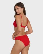 Rising Tide Bondi Medium Bikini Bottoms - Fiesta Red - Image 6