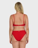 Rising Tide Bondi Medium Bikini Bottoms - Fiesta Red - Image 8